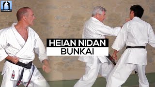 Heian Nidan Bunkai karate [upl. by Illom]