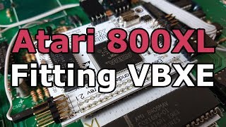 Atari 800XL VBXE Installation [upl. by Jackelyn]