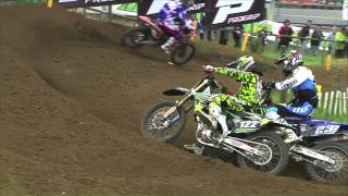 MXGP of France 2013  Dylan Ferrandis fight with Jake Nicholls  Motocross [upl. by Homovec]