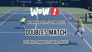 INSANE Doubles Match Highlights  FernandezSaville Vs PeraGalfi [upl. by Legyn]