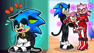 Abandoned Baby SONIC Mom and Dad Please Dont Leave Me Alone  Sonic the Hedgehog 2 Animation [upl. by Nuarb838]