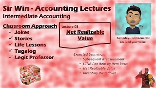 Lecture 03 Net Realizable Value Inventory Accounting Intermediate Accounting [upl. by Garey]