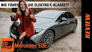 Mercedes EQE im Test 2022 Wie fährt sich die Elektro EKlasse Fahrbericht  Review  Reichweite [upl. by Amar664]