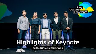 SCCHighlight from Keynote by Dr Kitano Pioneering the Future of Creation w Audio Description [upl. by Whiting]