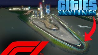 F1 track in Cities Skylines [upl. by Atinnor]