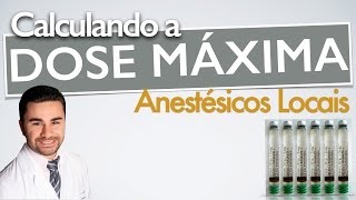 Cálculo de dose máxima de anestésicos locais  anestesia local em odontologia [upl. by Demetria292]