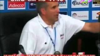 Zeljko Obradovic  Posle poraza of Francuske  SKRACENO [upl. by Aita]