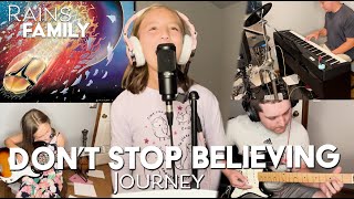 Dont Stop Believing Journey Cover  Caroline amp Dad [upl. by Eeclehc]