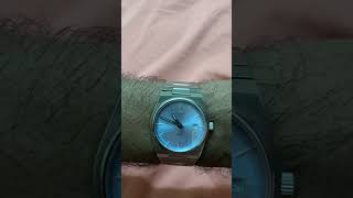 Tissot PRX Quartz Light blue dial 35mm prx tissotwatches tissot [upl. by Ardnasxela]