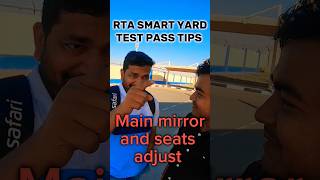 RTA SMART YARD TEST TIPS FOR HOW TO PASS dubaitaxi drivingschool rtaparking [upl. by Kirwin]