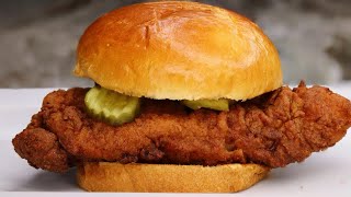 Chick fil A Chicken Sandwich Recipe  Copycat Recipe [upl. by Ronen]