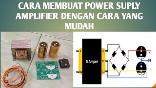 merakit power supply amplifier [upl. by Akvir]