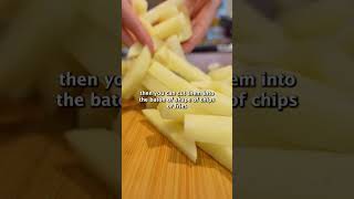 Air fryer chips 🍟chips fries airfryer potato snacks easyrecipes [upl. by Anaiad166]