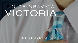 Tutorial de Gravata  Nó Victoria [upl. by Blackmun]