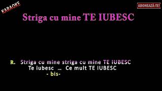 Striga cu mine karaoke DO minor [upl. by Smitt]