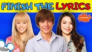 Finish The Lyrics DISNEY CHANNEL Songs [upl. by Yatnwahs]