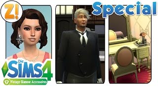 Sims 4 VintageGlamourAccessoires  Neues im CAS  Möbel  Gameplay SPECIAL  Lets Play [upl. by Atnoled]