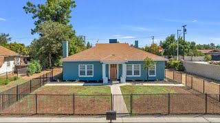 HERMOSA CASA DE VENTA😍 3 recámaras y 1 baño con una entrada para sus coches en Fresno CA [upl. by Enitnemelc]