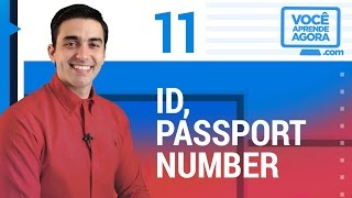 Passaporte em ingles  Inglês para viagem [upl. by Isdnil485]