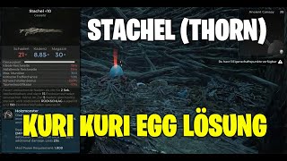 Remnant 2  Kuri Kuri Egg Lösung  Stachel Thorn Gewehr Freischalten  Alle Schritte [upl. by Nosnor818]