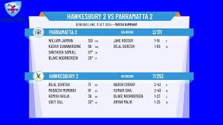 Hawkesbury 2 v Parramatta 2 [upl. by Lemmuela]