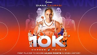 Diana Taurasi DROPS 42 PTS amp Becomes First in WNBA History to Reach 10000 CAREER POINTS 👑 [upl. by Elokin]