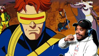 Cyclops  Epic Superhero Landing RE REACTION  XMEN 97 [upl. by Dnomsaj]