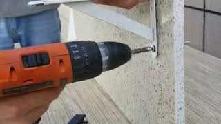 How to install and use hollow wall anchor molly bolt [upl. by Anaidni]