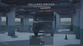 DELIVERY DRIVER THE SIMULATION PS4 [upl. by Hurlee100]