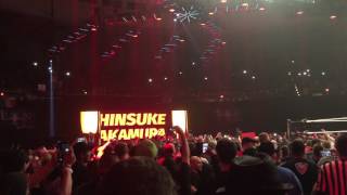 Shinsuke nakamura debut Entrance 2016 NXT Dallas [upl. by Aicatsana498]