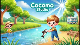 12345 Once I Caught a Fish Alive  Number Song  Nursery Rhymes Collection from CoComo Studio [upl. by Diann]