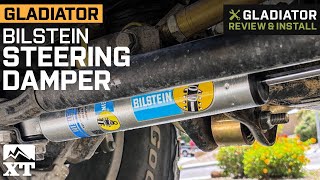 Jeep Gladiator JT Bilstein B8 5100 Series Steering Damper Review amp Install [upl. by Yntruoc]