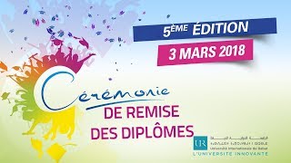 UIR  Cérémonie de remise des diplômes du 3 mars 2018  Partie 1 [upl. by Ayokahs310]