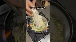 Hakka Noodles Recipe😻  Indian Street Food shorts [upl. by Yonah]