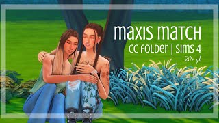 my UPDATED maxis match cc folder for the sims 4  7000 items  20 gb [upl. by Sateia]