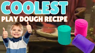 Coolest Preschool Playdough Recipe [upl. by Dulcy]