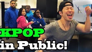 DANCING KPOP IN PUBLIC  Best of BTS EXO Blackpink BigBang Twice and more [upl. by Seely]