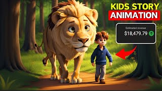 Earn 700Day🤑 By creating kids Animation story video with FREE AI tools  AI Animation [upl. by Nnaeitak]