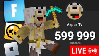 On obtient les 600K abonnés  AVEC RATMAN  Minecraft Brawl Stars Fortnite Roblox [upl. by Adriaens114]