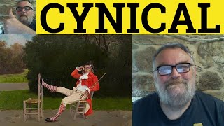 🔵 Cynical Meaning  Cynic Examples  Cynically Defined  Cynical Definition  English Vocabulary [upl. by Anahsirk]