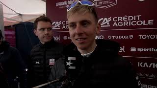 Tadej Pogačar  Interview before the race  Strade Bianche 2024 [upl. by Vannie]