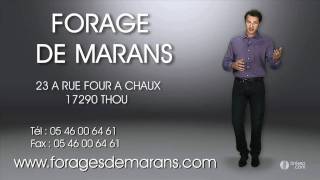 FORAGE DE MARANS  entreprise de forage eau géothermique 17 [upl. by Tterag]