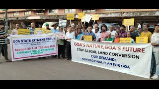 Goans united to demand New Regional Plan  Statewide Public awareness program held at Old Goa [upl. by Barbaresi]