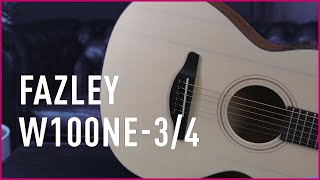 Fazley W100NE34 Guitare Folk électroacoustique Impression I Bax Music FR [upl. by Atinehs910]