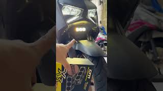 XMAX NEW TECHMAX 250 DUROMOTO X3 LAMPU TEMBAK FOGLAMP [upl. by Sikorski572]