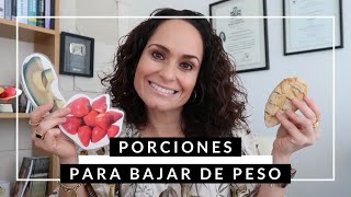 Aprende A Medir Tus Porciones Para Bajar De Peso  Nutritalks Anutricional [upl. by Ahsatel]