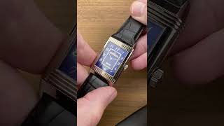 JaegerLeCoultre Grande Reverso Blue Enamel Dial Q37335E1 1Minute Watch Review [upl. by Porche]