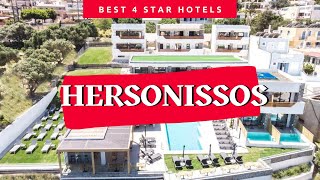 Best Hersonissos hotels 4 star Top 10 hotels in Hersonissos Greece [upl. by Anaya]