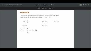 Exercise 57 Calculate the position from Velocity using Integration [upl. by Solomon]