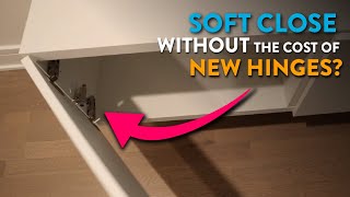 Soft Close Hack for Cabinets without New Hinges No More Slamming Doors [upl. by Ihana881]